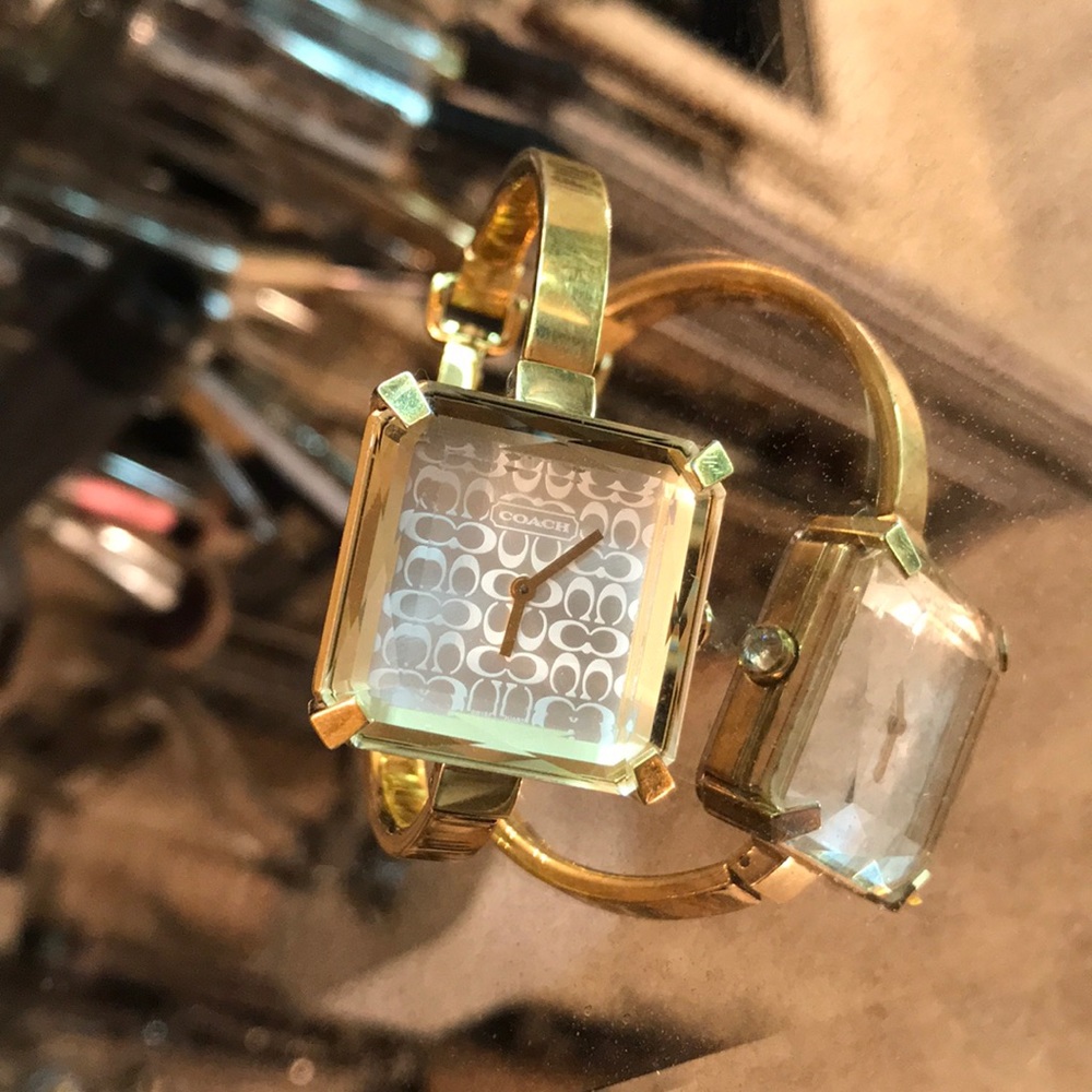 Cute gold Coach watch